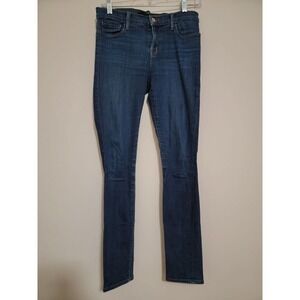 J Brand Mid Rise Skinny Jeans Dark Wash Women's Size 6